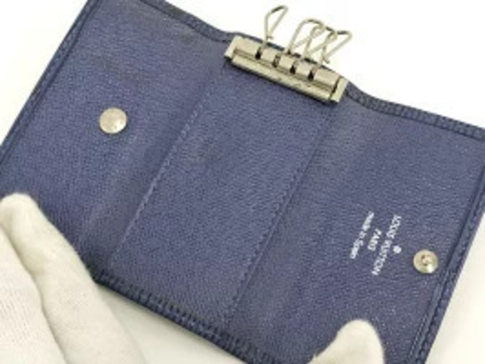 LOUIS VUITTON Case Multicles Epi Leather Toledo Blue - Picture 8 of 9